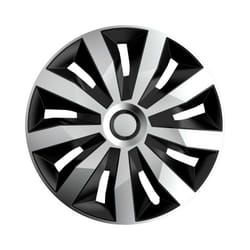 Boîte de 4 enjoliveurs penta SilverNoir abs 14'' Polaire RA14-RPEA - Ce produit de marque Polaire est neuf.