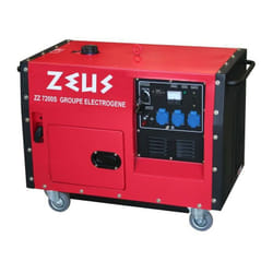 Groupe électrogene Zeuz Silencieux - 6000 w - Démarrage électrique
