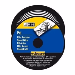 Cette bobine de fil d'acier DECA, de Ø 100 mm et de 700 g, est idéale pour le soudage MIG/MAG de l'acier. Elle nécessite une  ...