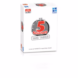 MEGABLEU 5 Secondes sans Tabous, Jeu de cartes, Trivia, 18 an(s), 30 min