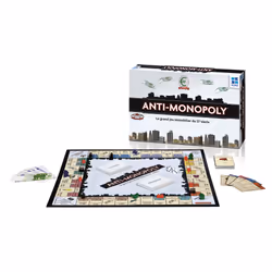 MEGABLEU Anti-Monopoly, Jeu de société, Simulation économique, 8 an(s), 30 min, Jeu familial