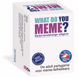 MEGABLEU What do you meme?, Carte de jeux, 30 min, Adulte, 18 an(s), 99 an(s), unisexe