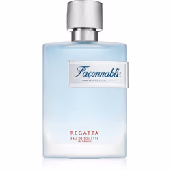 L’eau de toilette pour hommeFaçonnable Regatta semble avoir vu le jour sous la surface de la mer. Elle est traversée par la f ...