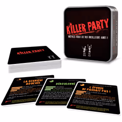 Asmodee Killer Party, unisexe, Carton, Plastique, Métal, Multicolore, 01-01-2016, Chine, CE