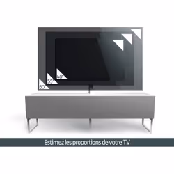 Meliconi Torino 160 Support TV et centre de divertissement 6 étagères