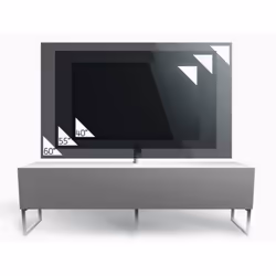 Meliconi Kazan 160 Support TV et centre de divertissement 6 étagères