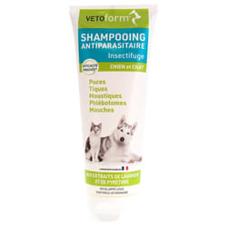 Vetoform Shampoing Antiparasitaire Insectifuge Chien et Chat 200 ml