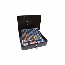 Faciliter vos le transports de votre espèce. Coffret à monnaie. 3 compartiments pour billets de banques. 8 compartiments pour ...