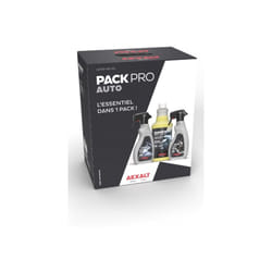 Aexalt - Nettoyant automobile pack auto pro - Nettoyant intérieur all cleaner en vapo 500 mL + shampooing carrosserie brillaex en bidon 1 l +