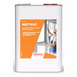 Ce solvant de nettoyage Net'PVC à séchage semi-rapide est doté d'un fort pouvoir mouillant. Il dissout instantanément les tra ...