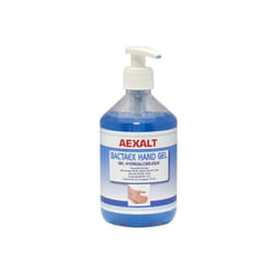 Aexalt - Gel alcobaex hydroalcoolique hypoallergénique - Flacon 500 ml avec pompe - GH668