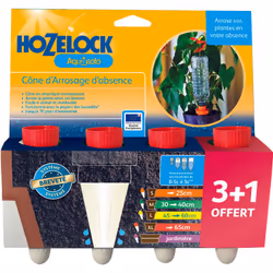 Cônes d'arrosage Aquasolo X4 - Taille xl Hozelock cônes en céramique/ Pots de 65cm de diam - Garantie 2 ans