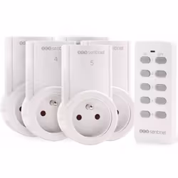 Description générale Le Kit de 5 prises télécommandées SCS Sentinel vous permet de contrôler à distance vos appareils électri ...