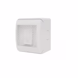 SCS Sentinel - Bouton poussoir étanche, PushBell 230V Ce bouton poussoir filaire étanche s’alimente en 230 volts, sans transf ...