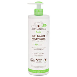 Alphanova Bébé Gel Lavant Nourrissant Bio 400 ml