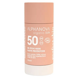 Alphanova Sun Perfect Skin BB Stick Haute Protection SPF50 Bio 15 g - Teinte : Nude