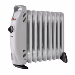 Supra OLIA, Chauffage électrique à bain d’huile, Intérieure, Sol, Gris, Rotatif, 1000 W