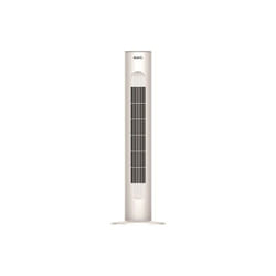 Supra - Ventilateur colonne oscillant Borea+ 45W 3 vitesses H76cm D25cm Blanc