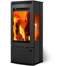Poêle à bois talma tri vision acier - vertical - 9,1kW - 45,8 x 105,8 x 43,8 cm - Supra