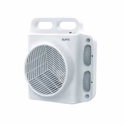 Supra SOUFLEO2, Chauffage de ventilateur électrique, IP21, Intérieure, Sol, Table, Gris, Blanc, Rotatif