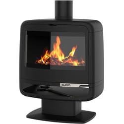 Supra - Poêle à bois paul sur pied 10KW en fonte - étanche - eco design