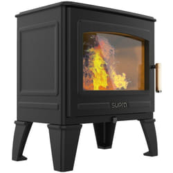 Poêle à bois georges 6,7KW en fonte - eco design - Supra