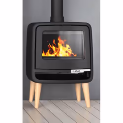 Supra FR9016130B poêle Pose libre Bois de chauffage Noir - Vue supplémentaire 4