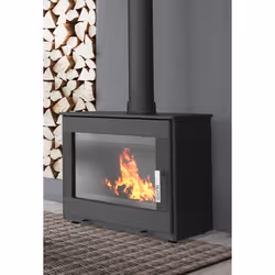 Supra FR9016160B, Intégré, Noir, Fonte, Bois de chauffage, 150 m², 77%