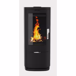 Supra FR9016180B, Intégré, Noir, Fonte, Haut/Arrière, Bois de chauffage, 200 m²