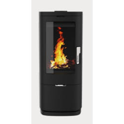 Supra FR9016180B poêle Intégré Bois de chauffage Noir