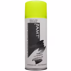 Peinture aérosol jaune EFFET FLUO