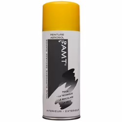 AMT Aérosol Couleur Bouton d'or est une peinture acrylique de qualité professionnelle qui s'applique sur de nombreux supports ...