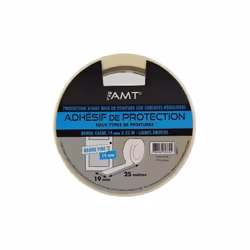 Adhésif de protection/masquage AMT Tous types de peintures Bande cache 50mm x 25M - Lignes droites