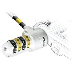 Mobilis 001222 câble antivol Blanc 1,5 m