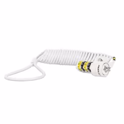 Mobilis 001234, 1,8 m, Verrouillage à combinaison, Acier, Blanc