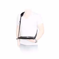 Mobilis ERGONOMIC SHOULDER STRAP ., Ordinateur portable, Noir, Mousqueton