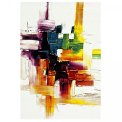 Unamourdetapis - Tapis salon et chambre 200x290 crème rectangle tissé motif abstrait belo 3