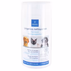 PRODENEKLI Lingettes nettoyantes - x100 - Pour Chien et Chat