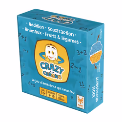 Topi Games CRAZY CHRONO ANIMAUX & FRUITS, unisexe, 40 pièce(s), Carton, Plastique, Gris, Bleu, 01-05-2019, Chine