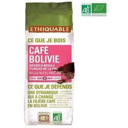 ETHIQUABLE Café moulu de Bolivie Bio - 250g