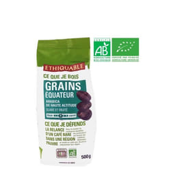 ETHIQUABLE Café en grains Equateur Bio - 500g