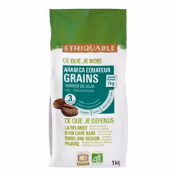 Café Équateur GRAINS bio & équitable (Terroir de Loja) 1 kg  ETHIQUABLE