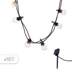 Lumisky Party Clear Solar, 10 lampe(s), LED, 5,9 m, 1 pièce(s)