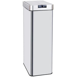 Poubelle de cuisine automatique SILVERLAKE Argent Acier inoxydable 90 L