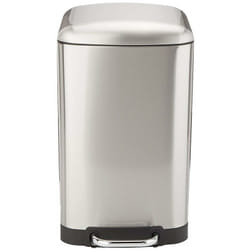 Kitchen Move - Poubelle de cuisine à pédale greenwich Argent Acier inoxydable 30 l