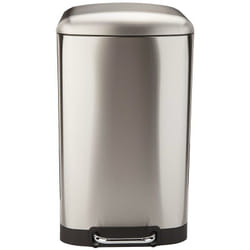 Kitchen Move - Poubelle de cuisine à pédale greenwich Argent Acier inoxydable 40 l