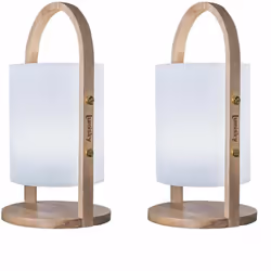 BALADEUSE LED : Woody est une baladeuse sans fil LED blanc chaud / blanc froid avec intensité variable. Cette lampe se distin ...