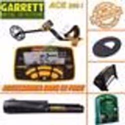Détecteur de métaux Garrett ACE 300i + ProPointer II - GARRETT - Dynamique - Terre - 2 - 8 kHz - Jaune et noir