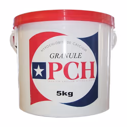 Pch - chlore choc granulé 5kg - hypochlorite calcium