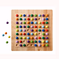 Riviera Games Rainbow Sudoku Casse-Tête en Bois 104 Défis Multicolore - Vue supplémentaire 5